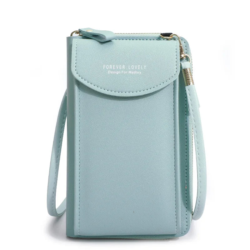 Schmale Crossbody-Clutch