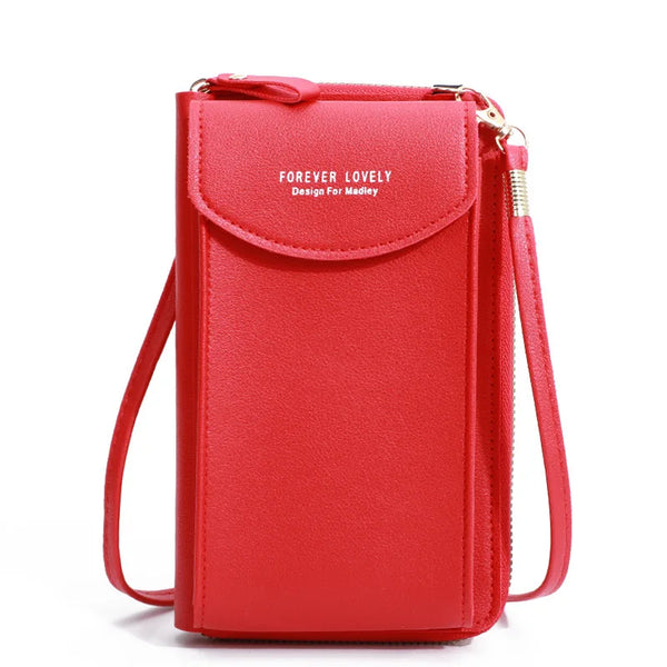 Schmale Crossbody-Clutch