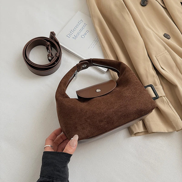 Velour Muse Achseltasche