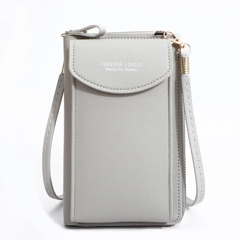Schmale Crossbody-Clutch