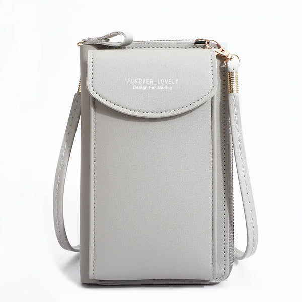 Schmale Crossbody-Clutch