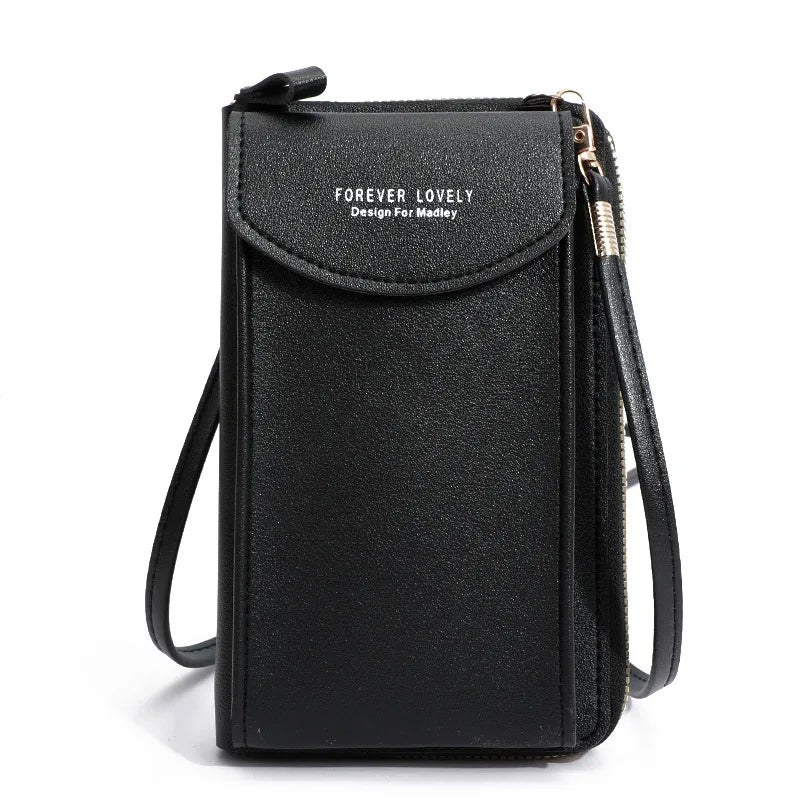 Schmale Crossbody-Clutch