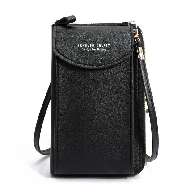 Schmale Crossbody-Clutch